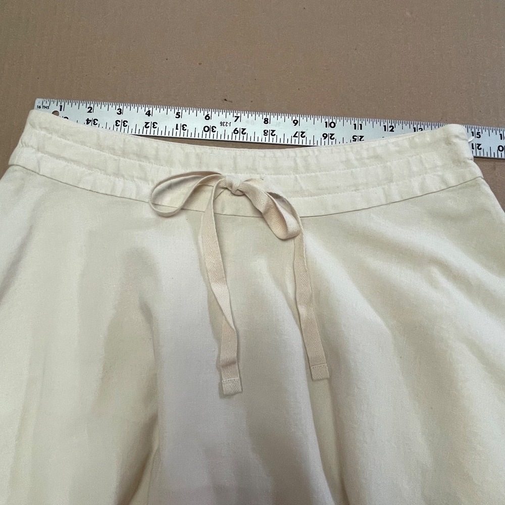 Vintage Banana Republic Women's Sz 2 Drawstring Knee Length Eyelet Trim Skirt - Picture 16 of 16